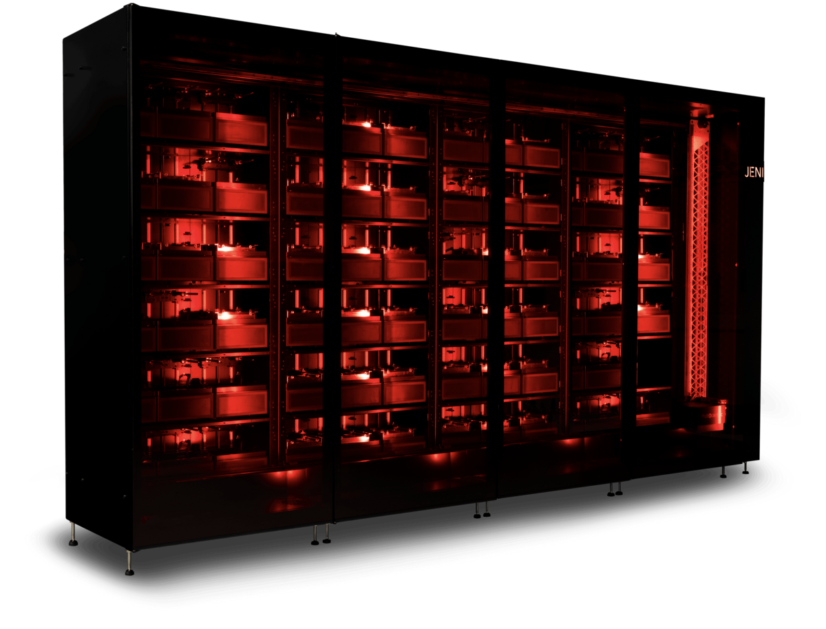 JENI transparent module system — autonomous additive manufacturing